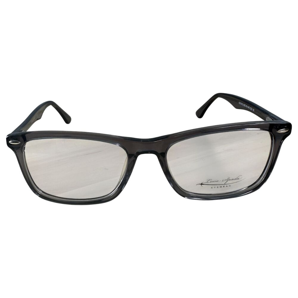 Luca Spada Eyewear CO1012 Black Transparent Plastic Frames BRAND NEW